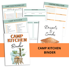 Load image into Gallery viewer, Camp Kitchen Binder