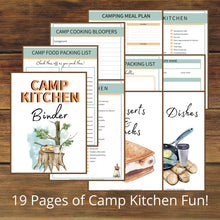 Load image into Gallery viewer, Camp Kitchen Binder

